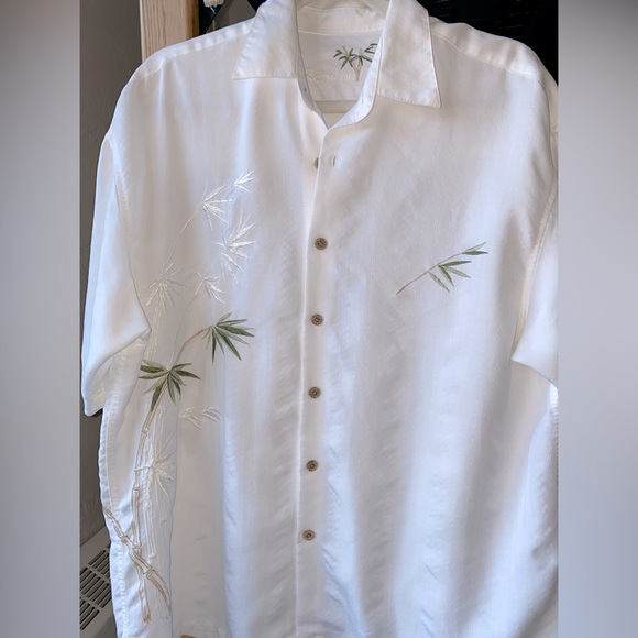 Premium Bamboo Art Embroidered Shirt size Medium Men’s - Picture 1 of 6